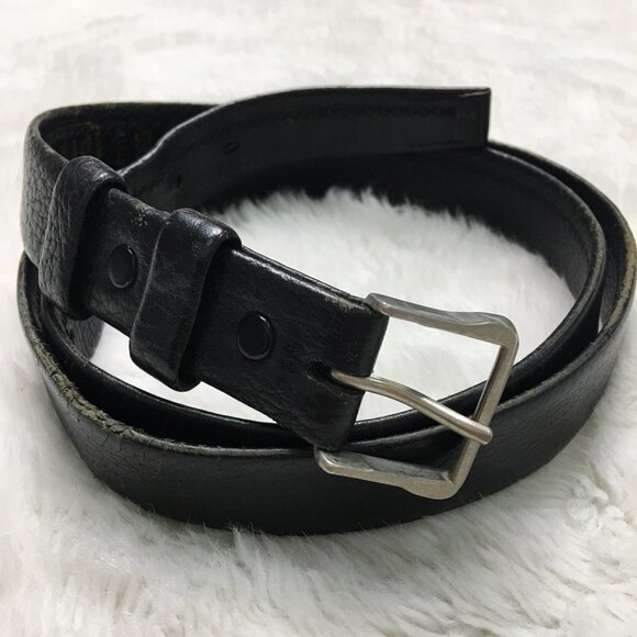 Dior Vintage Women’s Black Leather Belt Size 38 main image 6